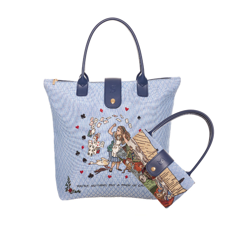 Alice in Wonderland Nothing but Cards - Folding Bag-0