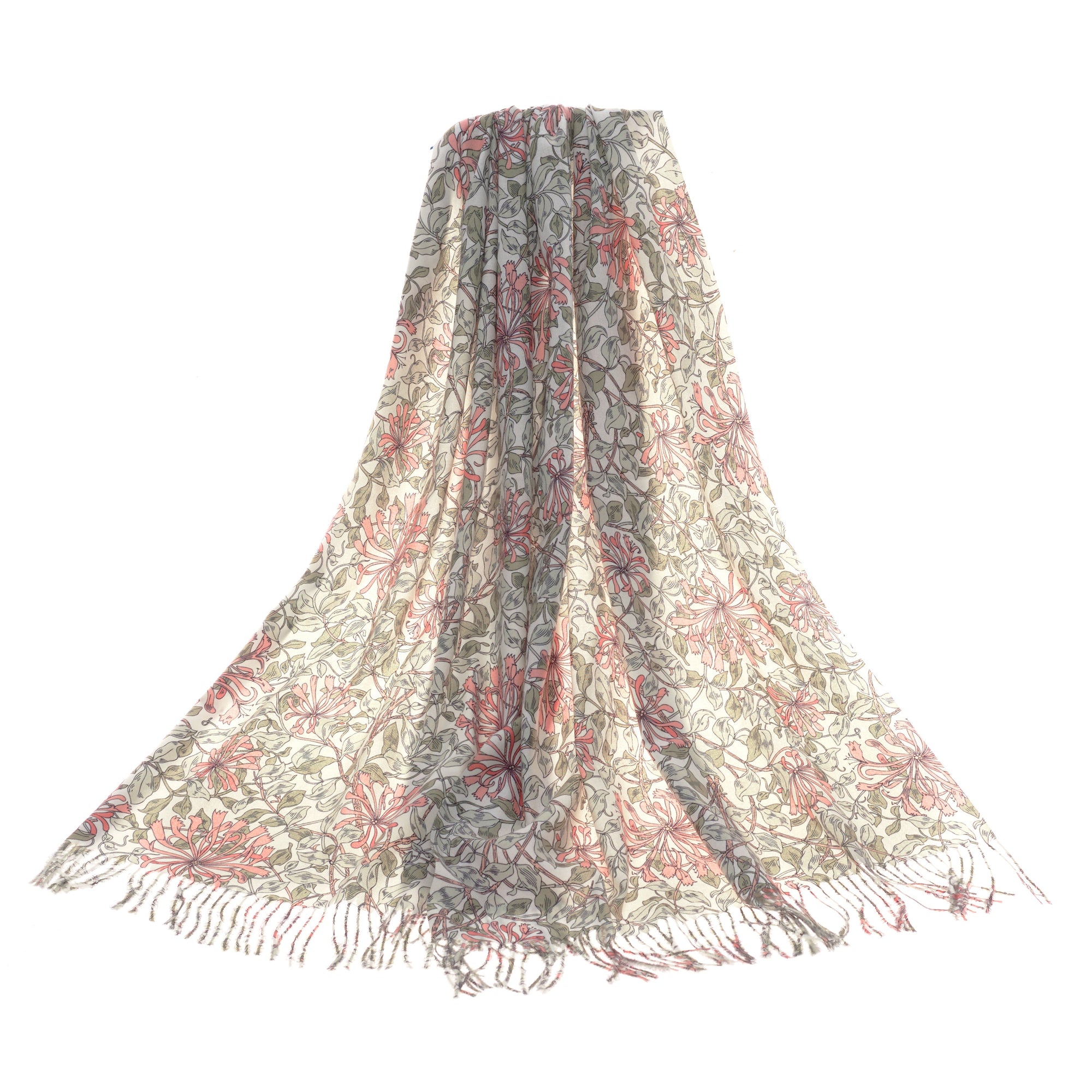 May Morris Honeysuckle - Art Pashmina-0
