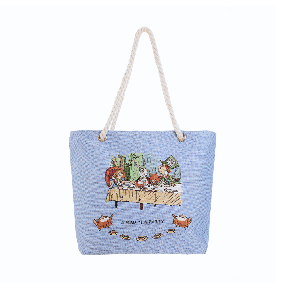 Alice in Wonderland Tea Party - Beach Bag-0