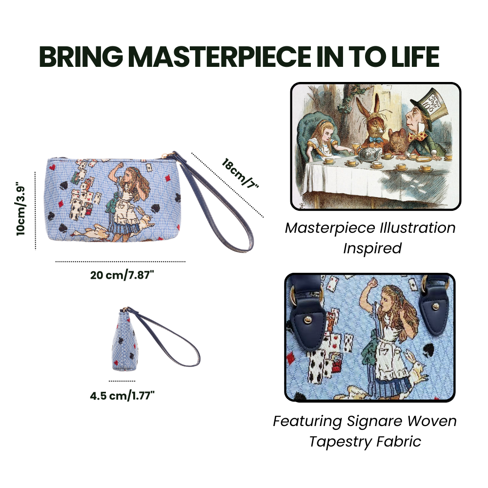 Alice in Wonderland Nothing but Cards - Wristlet-1