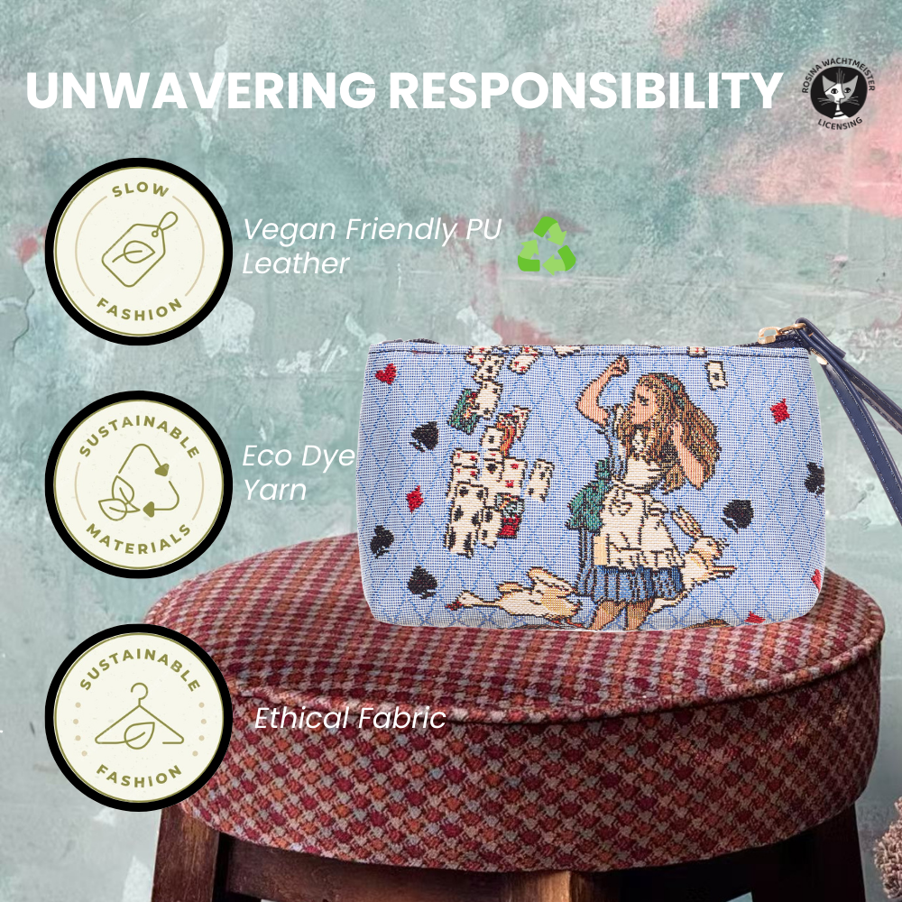 Alice in Wonderland Nothing but Cards - Wristlet-3