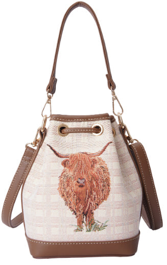 Highland Cow - Bucket Bag-2
