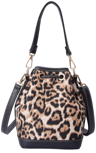 Leopard Print - Bucket Bag-2