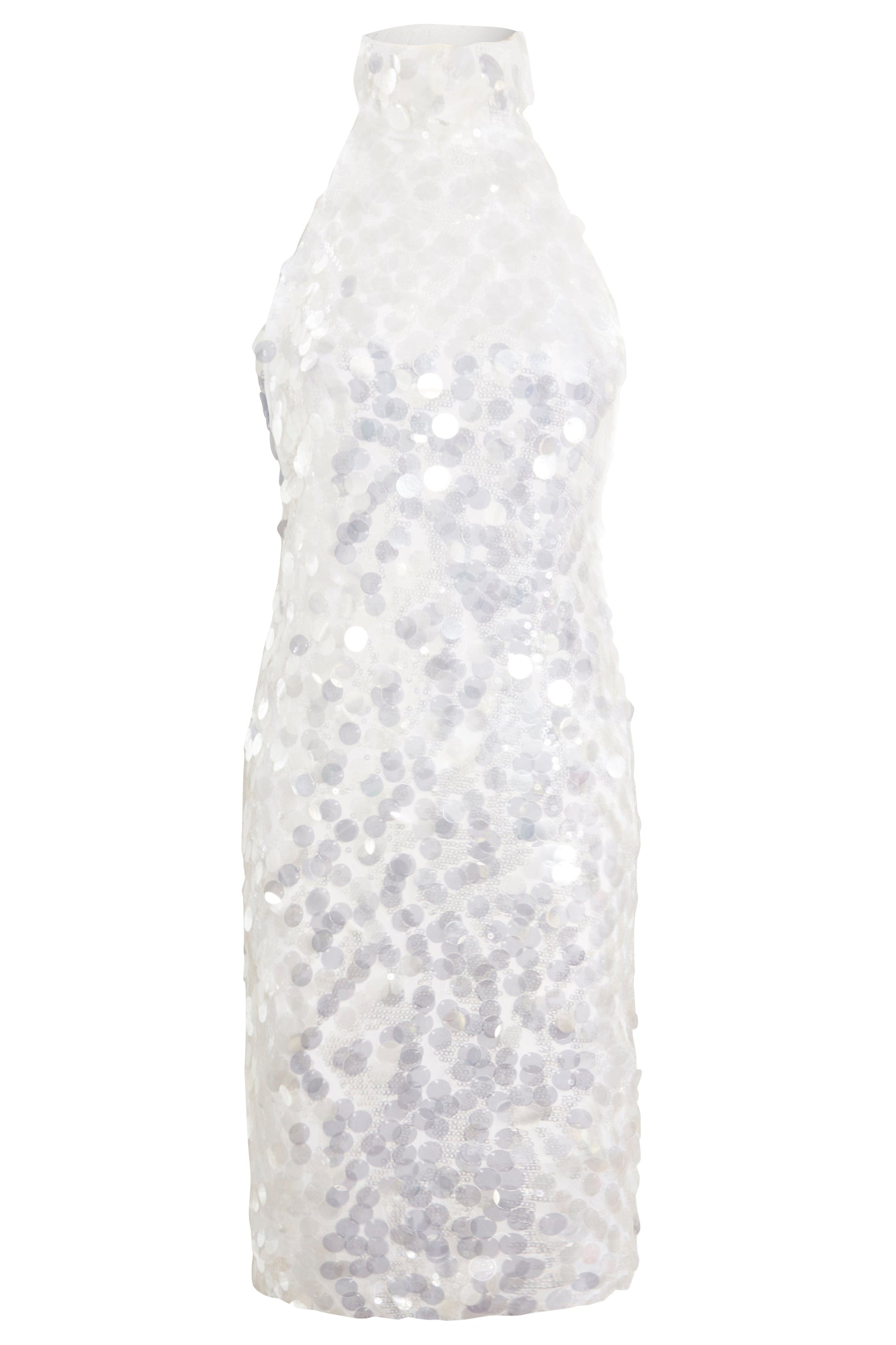 Black Backless Sparkly Dress-4